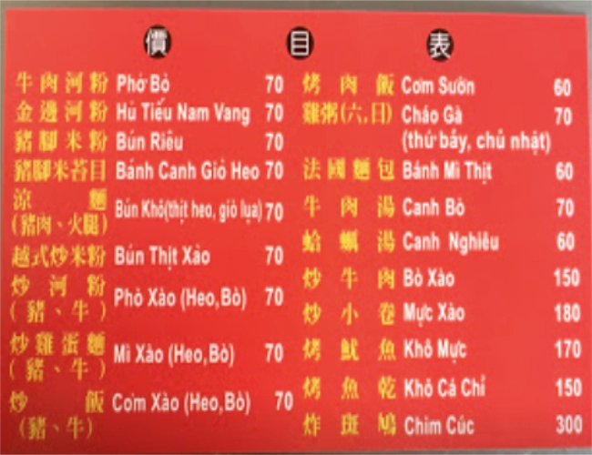 路竹越南美食