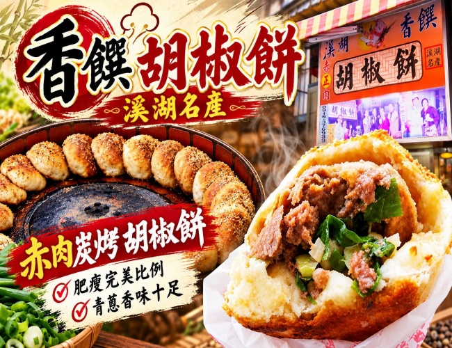 香饌胡椒餅/彰化溪湖炭烤胡椒餅